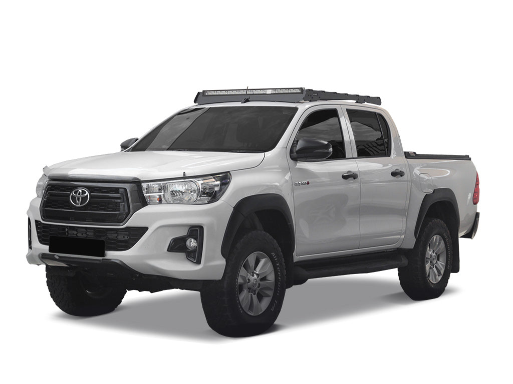 Toyota Hilux DC (2015-2021) Slimsport Roof Rack Kit - Lightbar ready