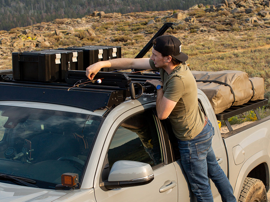 Volkswagen Amarok (2023-Current) Slimsport Roof Rack Kit-Lightbar Ready