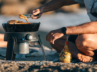 Front Runner Outfitters - Safari Chef 30 HP/ Portable 5 Piece/ Gas Barbeque/ Camp Cooker