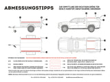 Truck Canopy or Trailer with OEM Track Slimline II Rack Kit - Tall - 1345mm(W) X 2166mm(L)