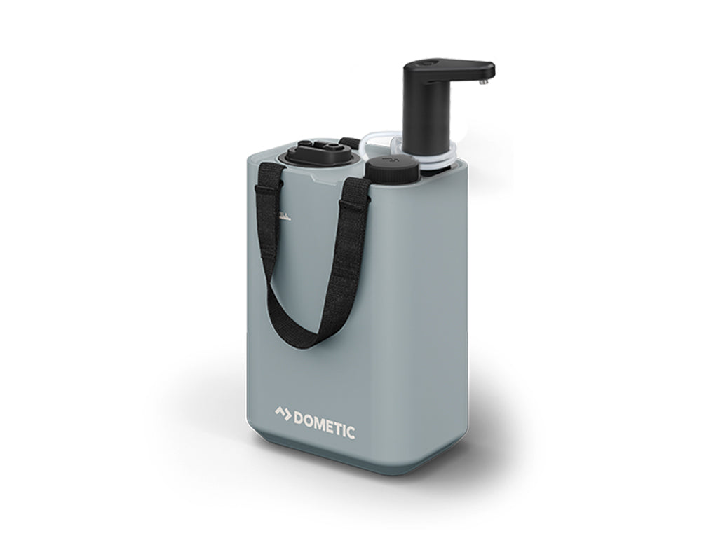 Dometic Go Water Hydration Jug 11L-2.9Gal AND Faucet - Glacier