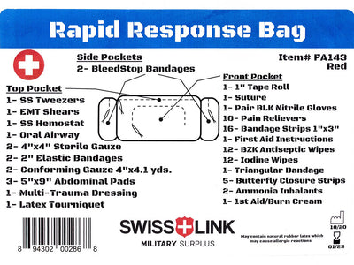 Front Runner Outfitters - First Aid Rapid Response Kit / Red