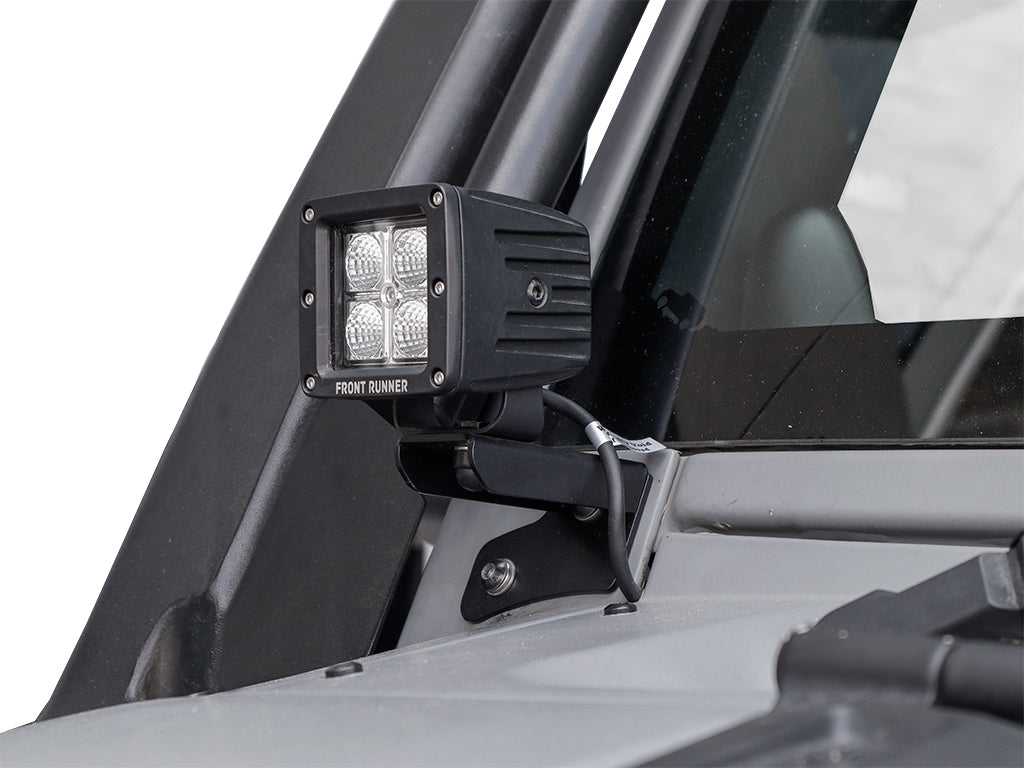 Jeep Wrangler JK-JKU Windshield Spot Light Brackets