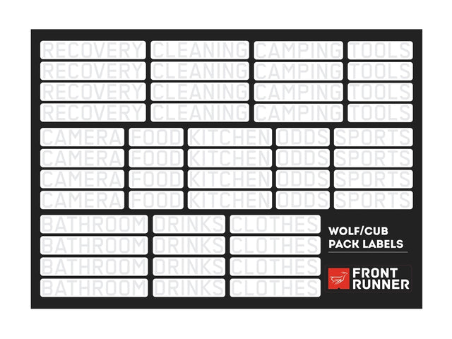 Wolf-Cub Pack Campsite Organizing Labels